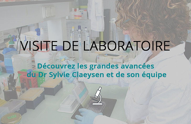 Visite de laboratoire du Dr Sylvie Claeysen